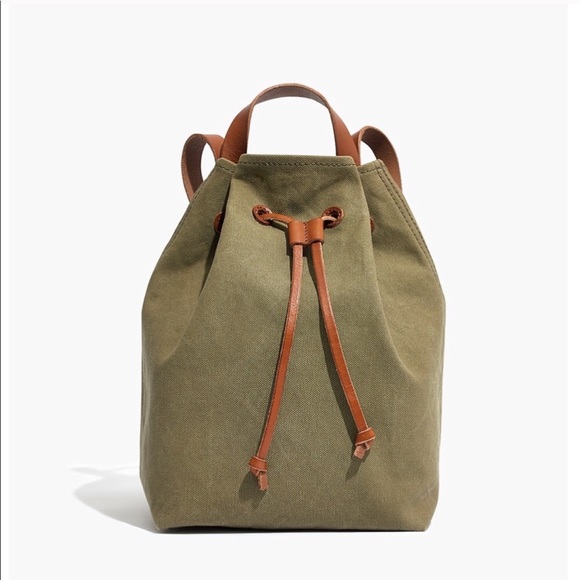 Madewell Handbags - Madewell canvas somerset backpack, NWT!
